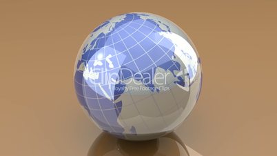Spinning Globe - Loopable