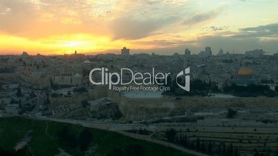 Jerusalem old sunset 1