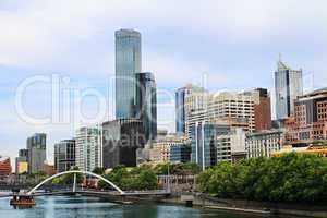 Beautiful view of Melbourne city