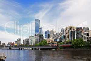 Beautiful view of Melbourne city