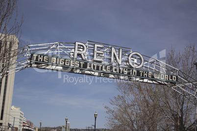 Old Reno Nevada Sign - The biggest little city in the world