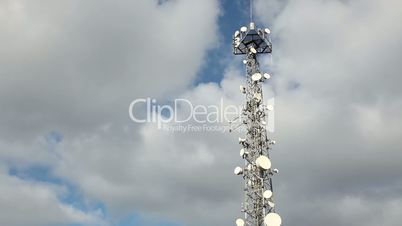Communications Tower Time Lapse