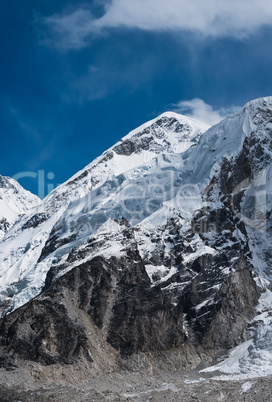 Summit not far Gorak shep and Everest base camp