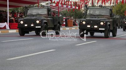 military vehicle passage ceremonial