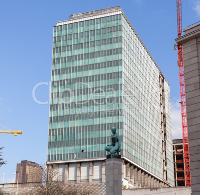 Derelict office building in Brussels