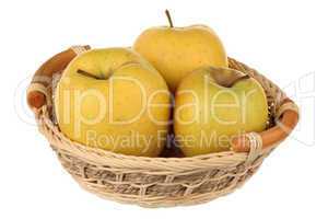 Apples in a basket