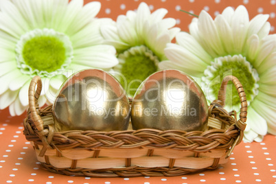 Easter golden eggs