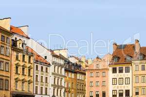 Old Town Houses in Warsaw