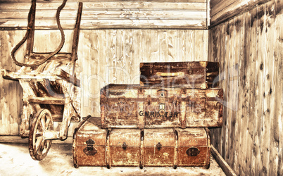 Vintage luggage