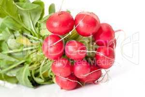 Radish with leaf