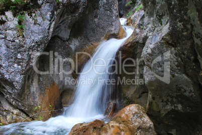 wasserfall am berg