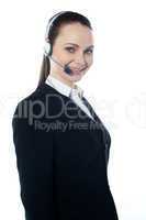 Telemarketing executive offering product