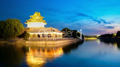 Forbidden City , Beijing, China Timelapse