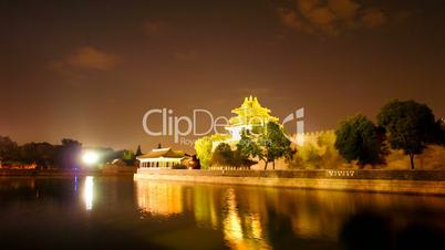 Forbidden City , Beijing, China Timelapse