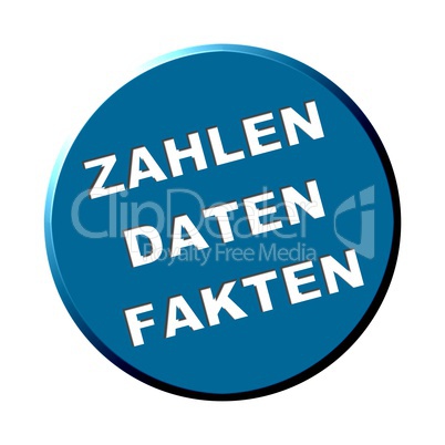 Button rund blau - Zahlen, Daten, Fakten