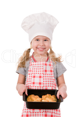 girl in chef's hat