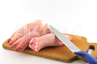 Pork feet in aspic