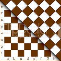 Chessboard half.