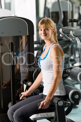 Young woman exercise at gym