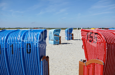 Zwei Strandkörbe Zwei Strandkörbe