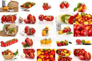 Tomaten Gemüse Collage