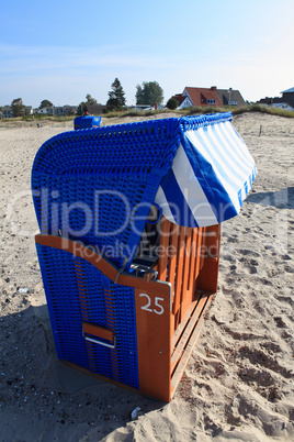 Blauer Strandkorb Blauer Strandkorb