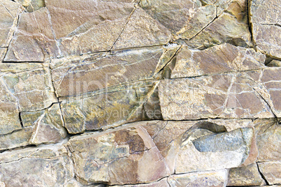 .stone rock with cracks