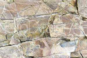 .stone rock with cracks
