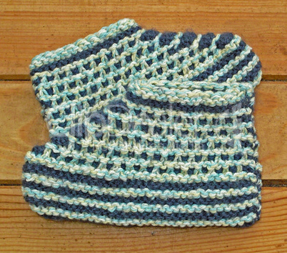 Hand knitted baby booties Hand knitted baby booties