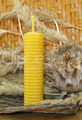 Beeswax candles