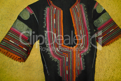 Handmade antique Bulgarian national costume