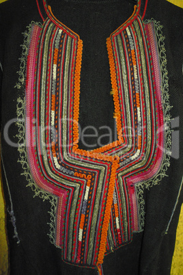 Handmade antique Bulgarian national costume