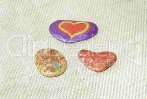 Hand painted stone