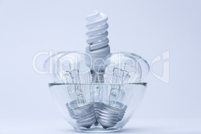 energy saving light with incandescent lamps