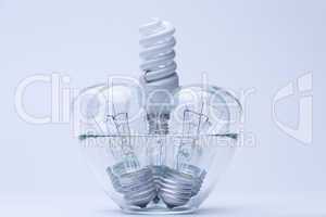 energy saving light with incandescent lamps