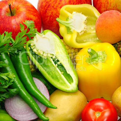 vegetables and fruits