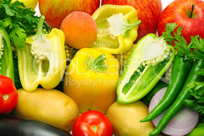 vegetables and fruits