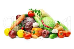 set vegetables