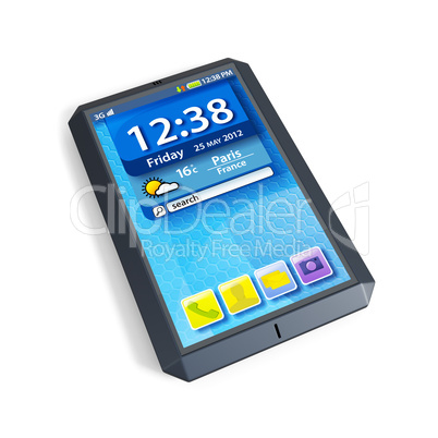 modern touchscreen smartphone