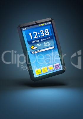 modern touchscreen smartphone