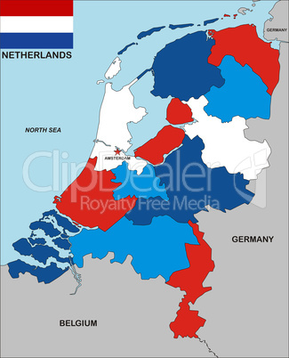 netherlands map