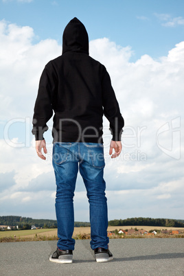 Teen from behind Teen from behind