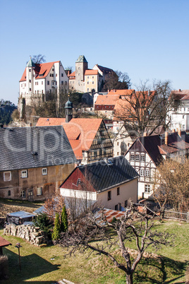 Hohnstein castle in Saxony