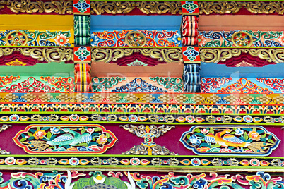 Tibetan architectural decorative ornamentation