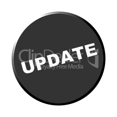 Button rund schwarz - Update