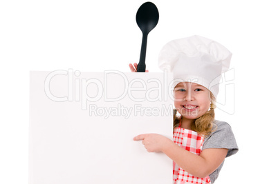 girl in chef's hat