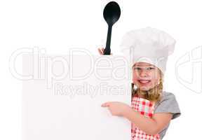 girl in chef's hat