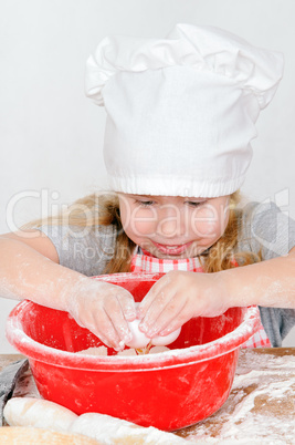 girl in chef's hat