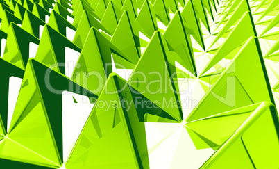 Hintergrund - Pyramiden Matrix Grün 2