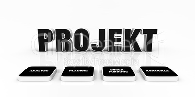 Text Konzept - 3D Projekt Schwarz 2
